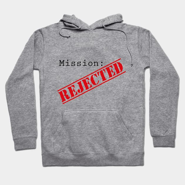 Mission: Rejected Title Splash (Red) Hoodie by Mission Rejected